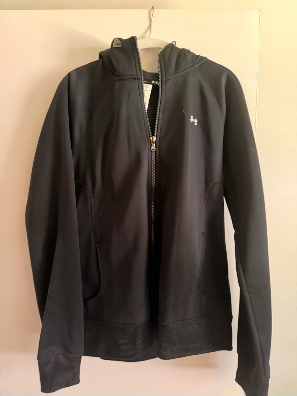 Under Armour Black Women's Hooded Full-Zip Bomber Jacket